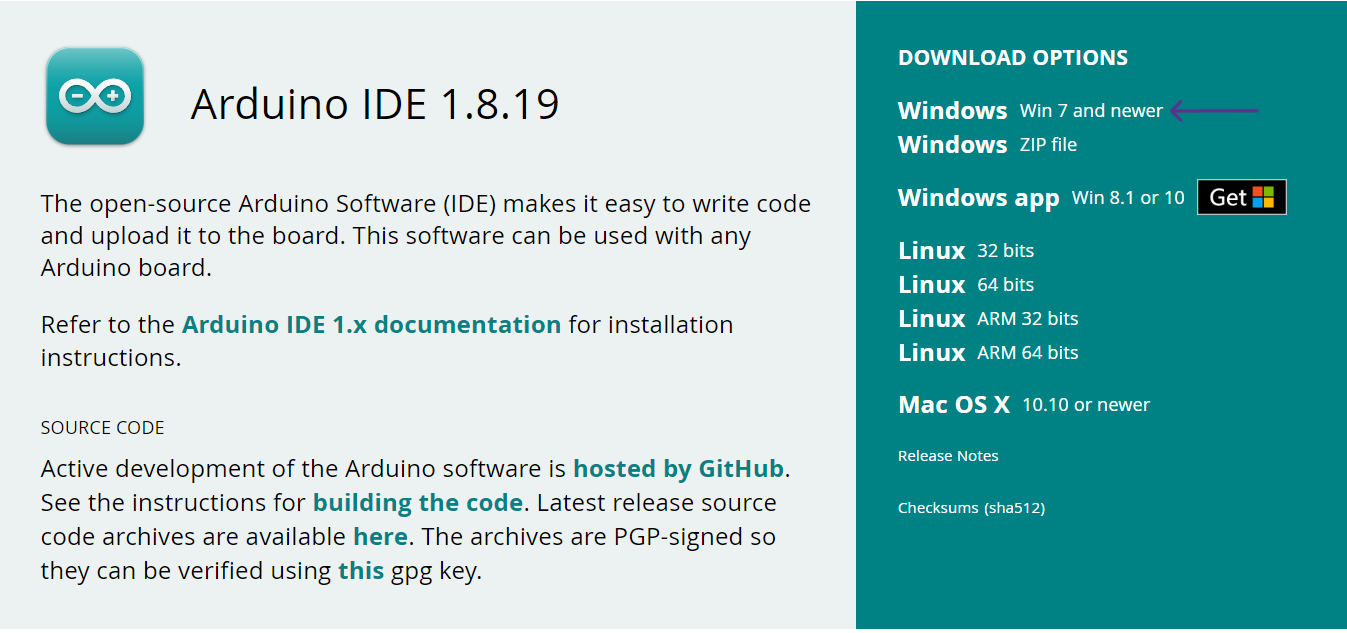 Arduino IDE Download